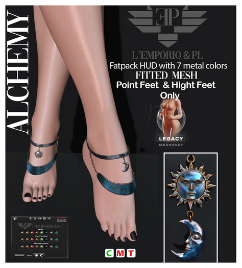 L'Emporio&PL::*Alchemy*::-Jewel Feet - Legacy Mb Female-