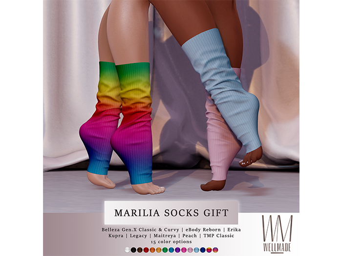 [WellMade] Marilia Socks - DOLLARBIE!