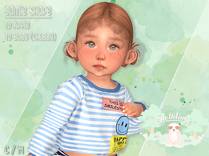 { Slothlings } Jamie Shape - TD Apple