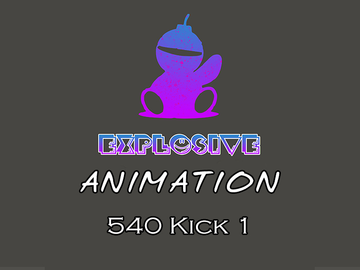 Explosive animation - 540 Kick 1