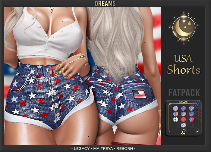 - DS - USA Shorts Fatpack [ADD]