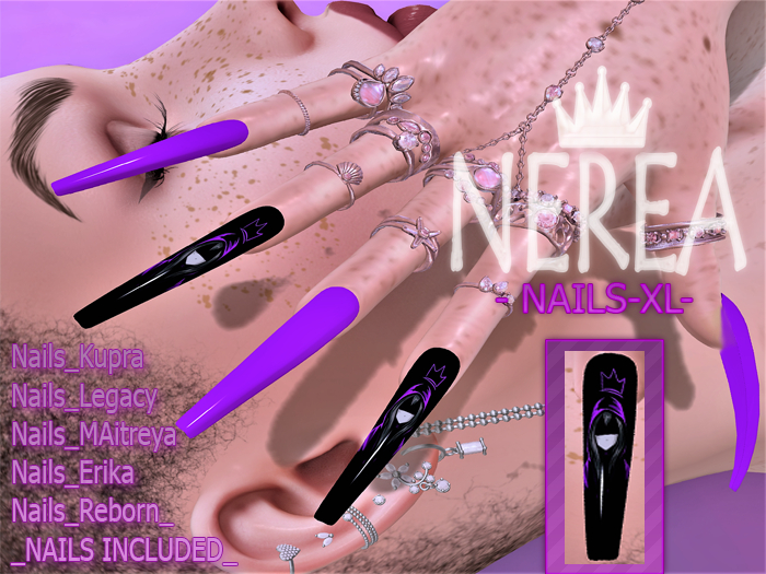 -Violet Queen- NAILS-XL-