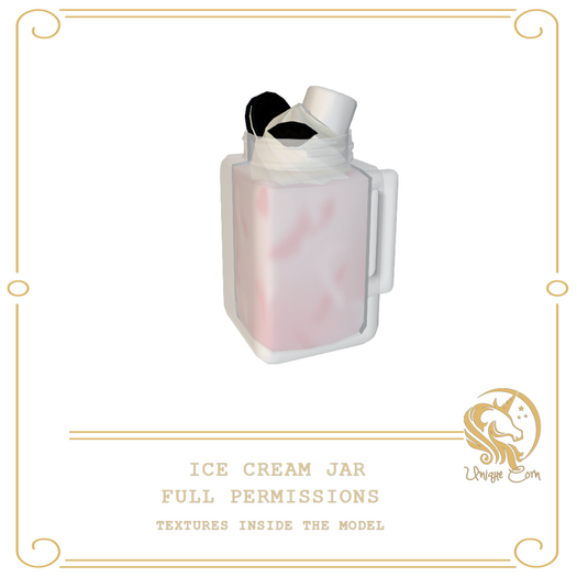 Full Perm Ice Cream Jar