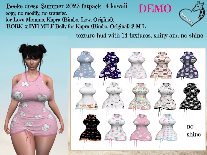 demo Beeke summer 2023 fatpack 4 kawaii