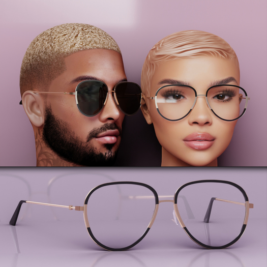 DEMO The Italian Collection Aviator glasses V.3