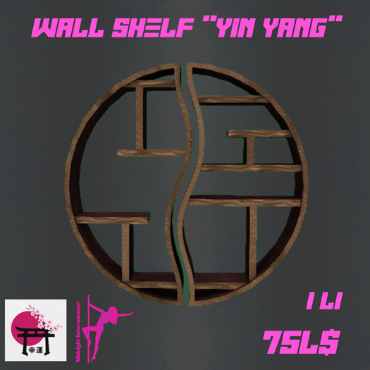 Wall Shelf "Yin Yang" 