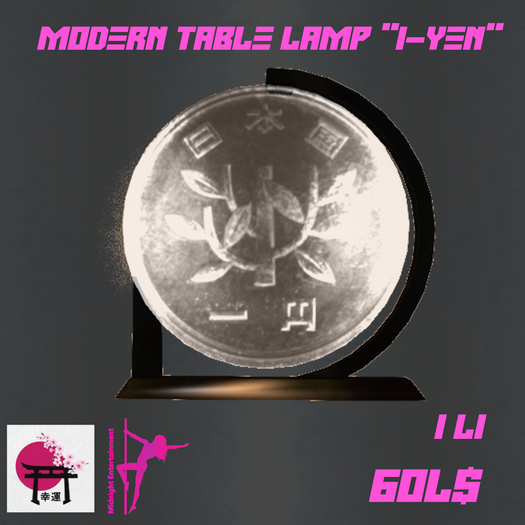 Modern Table Lamp "1-YEN" 