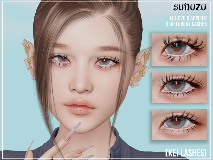 SUNUZU - Kei eyelashes / Lelutka EVO X