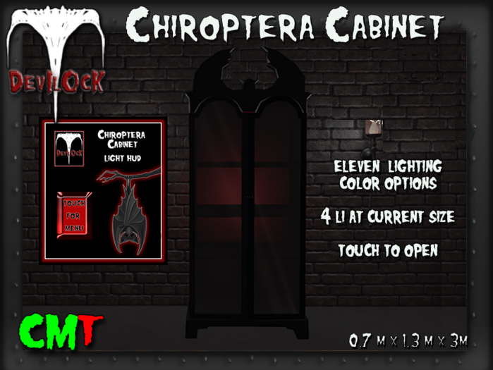 DEVILOCK - Chiroptera Cabinet (ADD TO UNPACK)