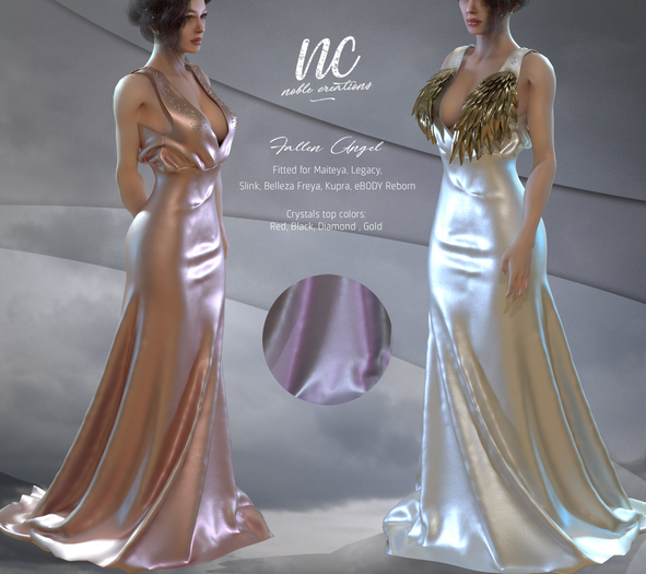 [NC] - Fallen Angel Dress (Magic Purple)