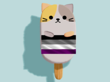 CHAU CHAU - Pride Kitty (ASSEXUAL)