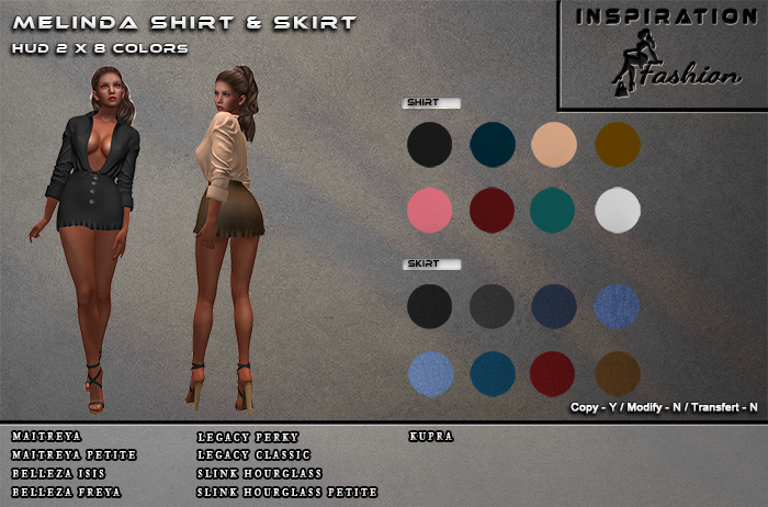 Melinda Shirt & Skirt