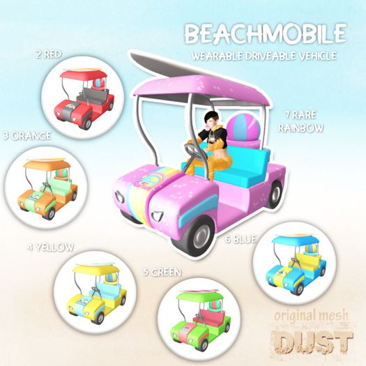 2 DUST: Beachmobile Red & Black [wear]