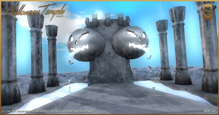 Halloween Temple Backdrop - The Bearded Guy
