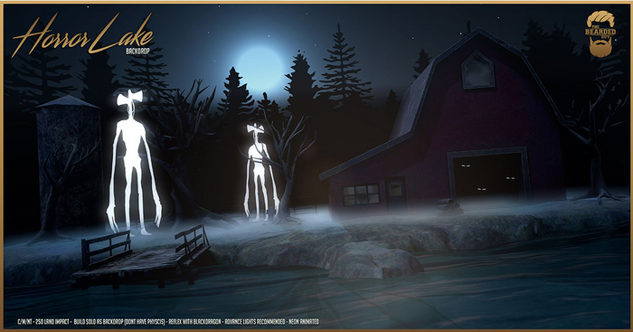 Horror Lake Backdrop - The Bearded Guy