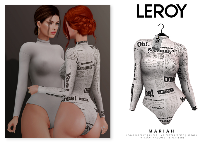 LEROY - Mariah Bodysuit - Pattern 5