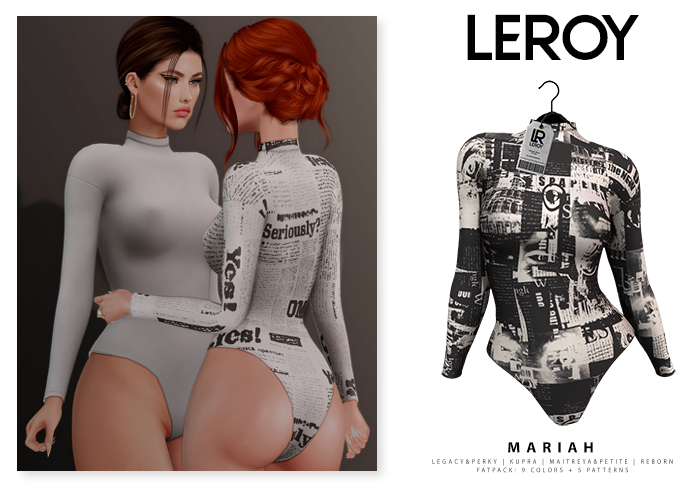 LEROY - Mariah Bodysuit - Pattern 4