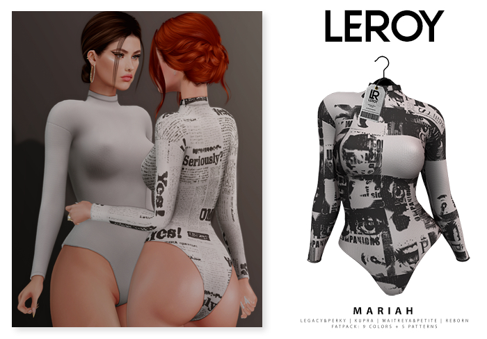 LEROY - Mariah Bodysuit - Pattern 2