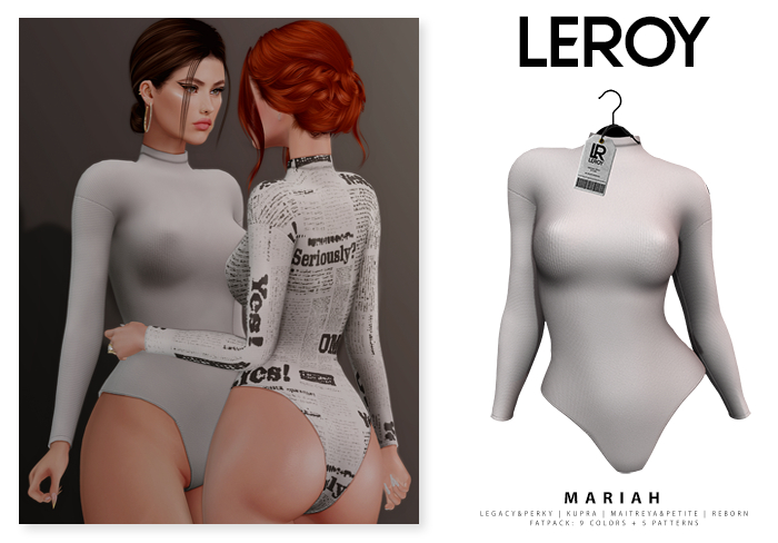 LEROY - Mariah Bodysuit - White