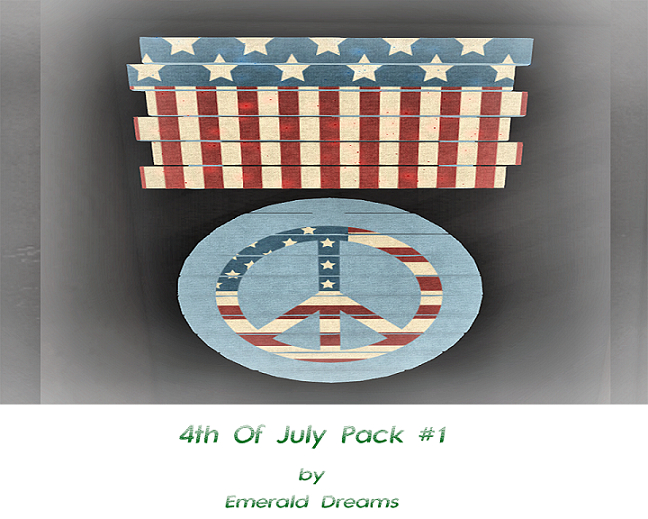 .:Emerald Dreams:. 4th Of July Pack #1