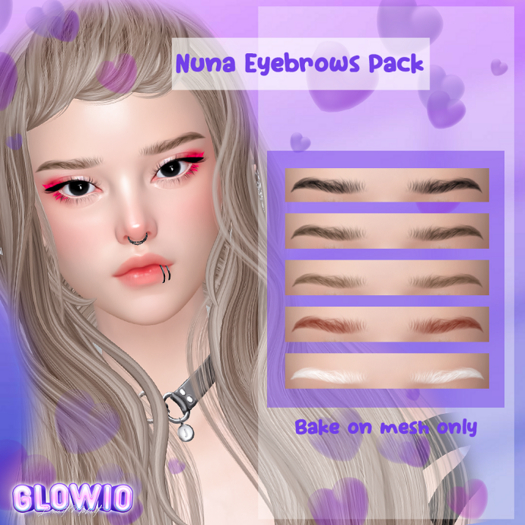 [GLOWIO] Nuna Eyebrows Pack