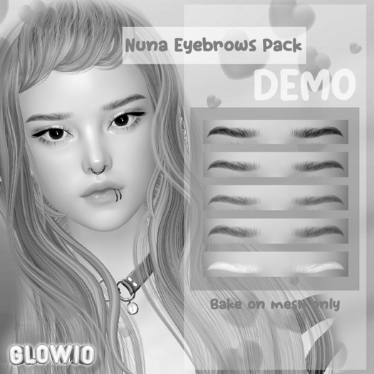 [GLOWIO] Nuna Eyebrows Pack DEMO