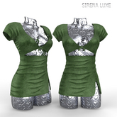 Green Knit Cenna Dress