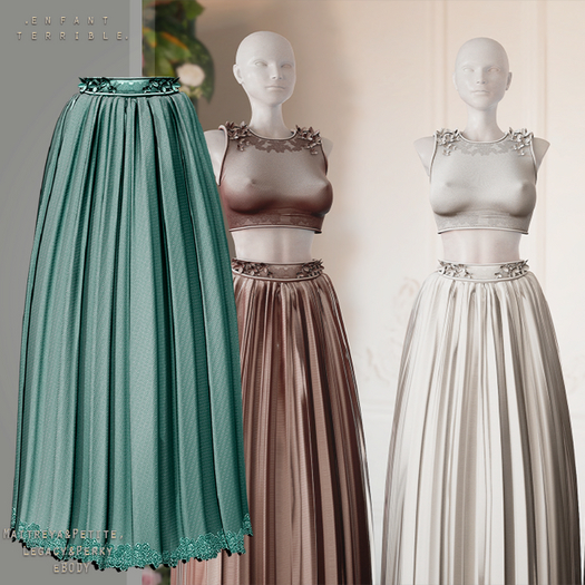 .ET. Juliet Skirt Turquoise (add me!)