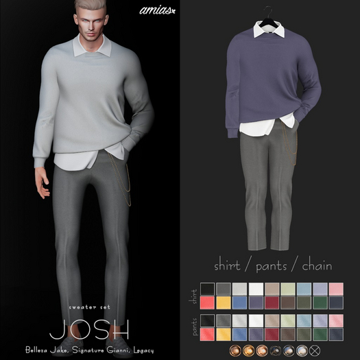 Jush Set Second Life Marketplace - amias - JOSH set ink