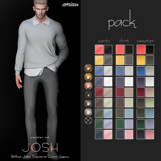 amias - JOSH set pack