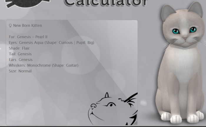 KittyCatS Box - New Born Kitten Genesis - Pearl II