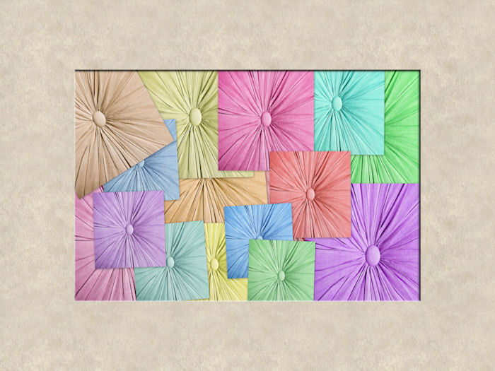 <JT>BUTTONED CUSHION TEXTURES.