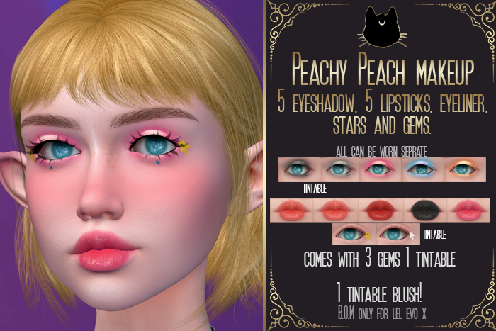 *K* Peachy peach makeup set