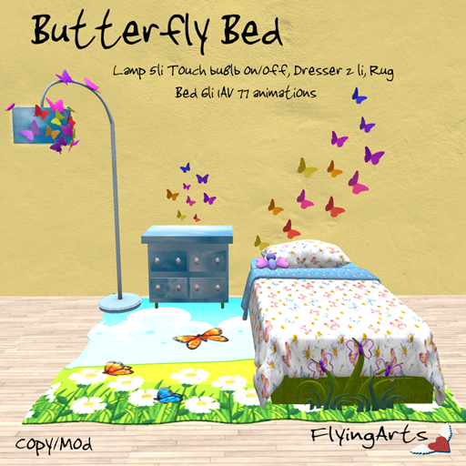 !FA! Butterfly Bed Set 2