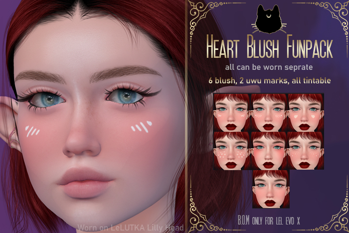 *K* Heart blush funpack 