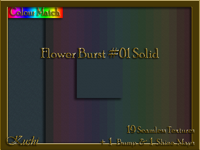 Flower Burst #01 Solid Seamless Texture Pack