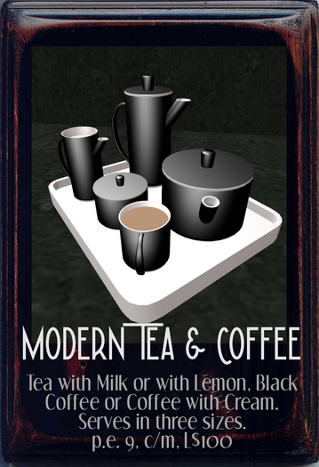 Modern Tea & Coffee - Black