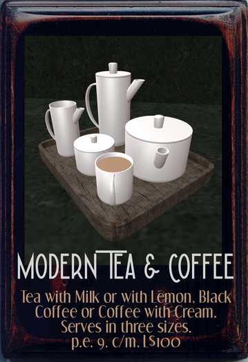 Modern Tea & Coffee - White