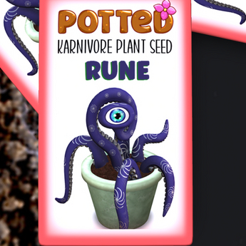 Second Life Marketplace - Potted: Karnivore Plant Seed: Rune