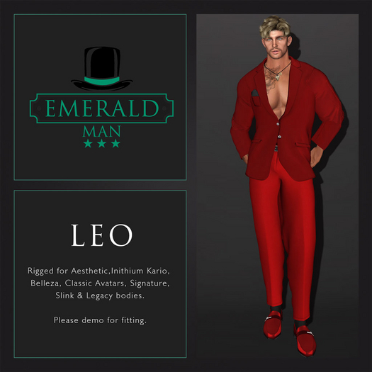 EM Leo Outfit Red