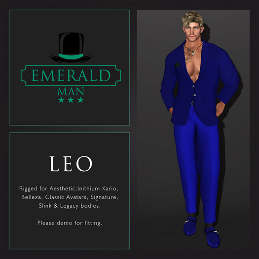 EM Leo Outfit Blue