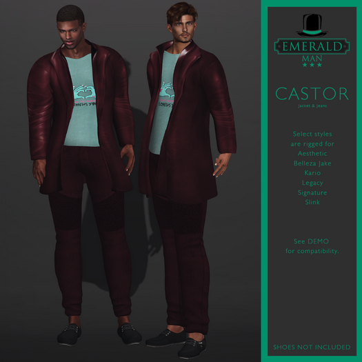 EM Castor Outfit Dk Red
