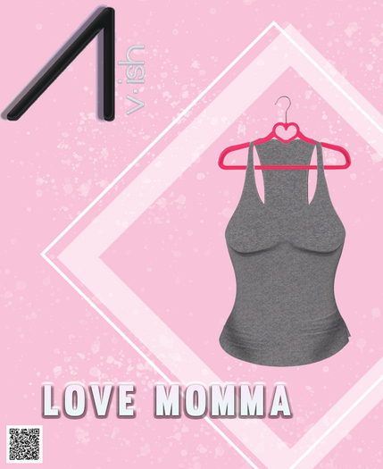 /\- Tank Top Grey (Momma)