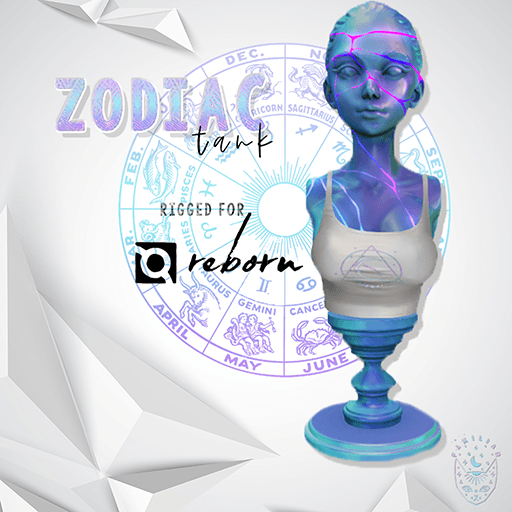 .:Familiar:. Zodiac Tank - White