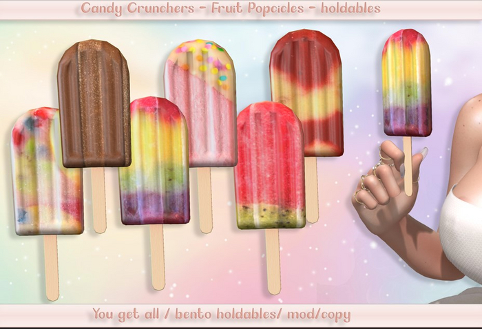 Candy Crunchers - Fruit Popcicle holdables fatpack (UNPACK)