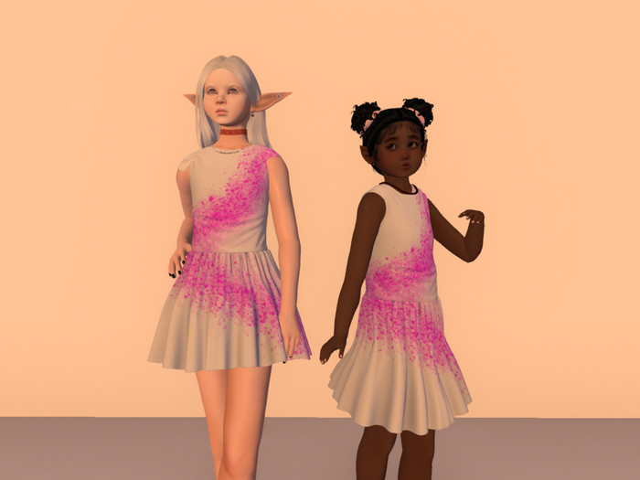 *SS* Pink Splatter TWEENEEDOO