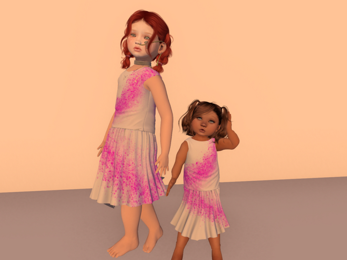 *SS* Pink Splatter BEBE YOUTH