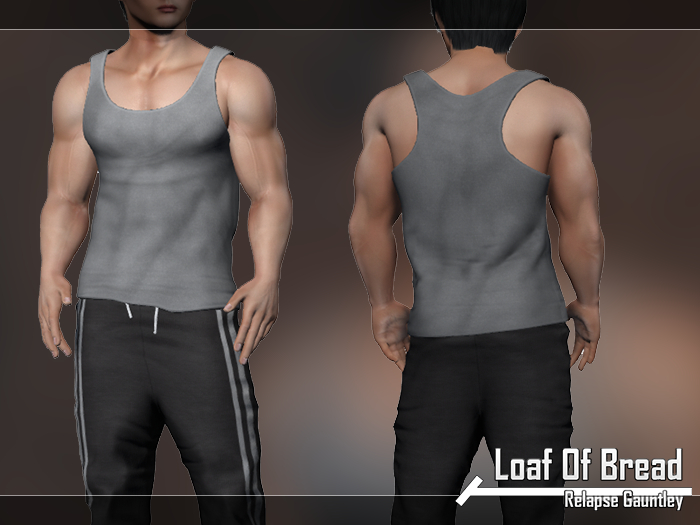 [LOAF] Resolute Set - Tank Top (White) + RGB Ready! // BELEZZA JAKE
