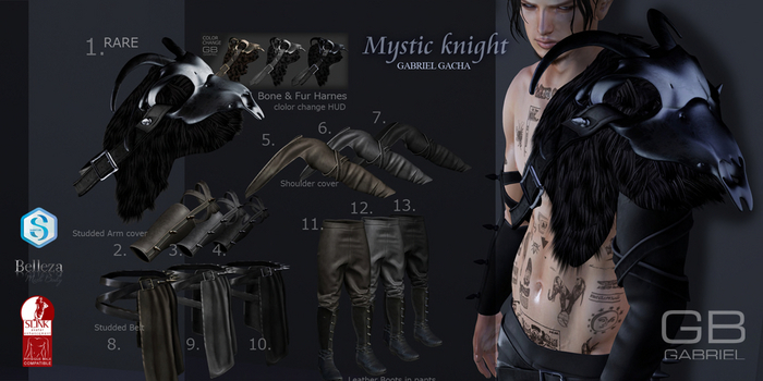 .::GB::Mystic Knight Black Set w/ RARE (Signature)
