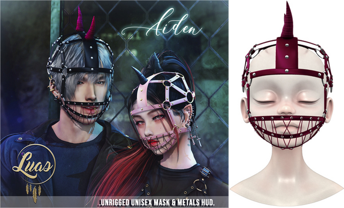 Luas Aiden Mask Red